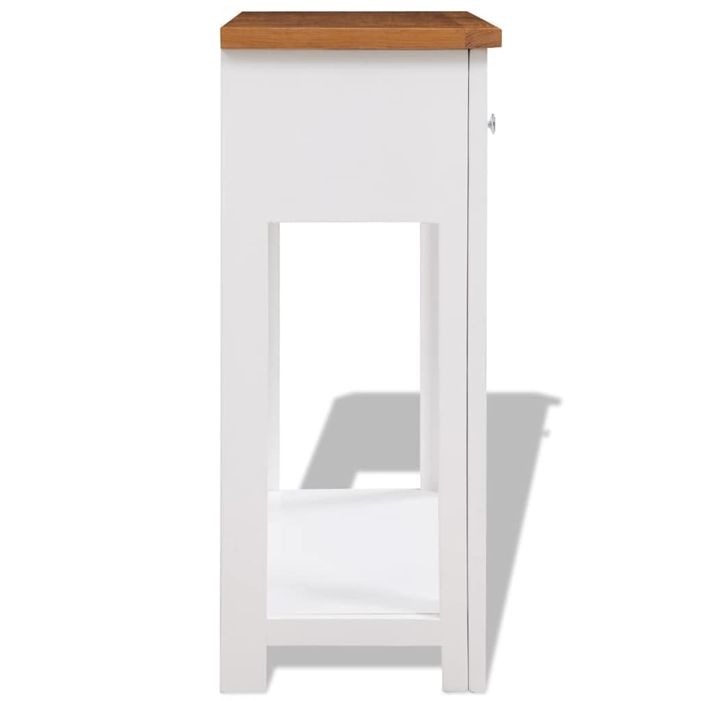 Solid Oak Wood Console Table G976807