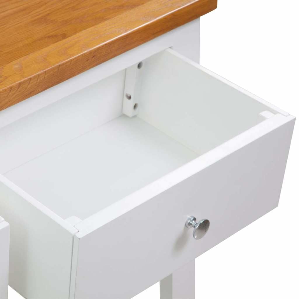 Solid Oak Wood Console Table G976807