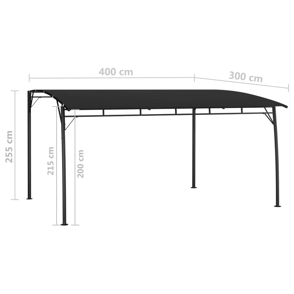 Canopy Tent, 157.5"x118.1"x100.4" Anthracite J5650