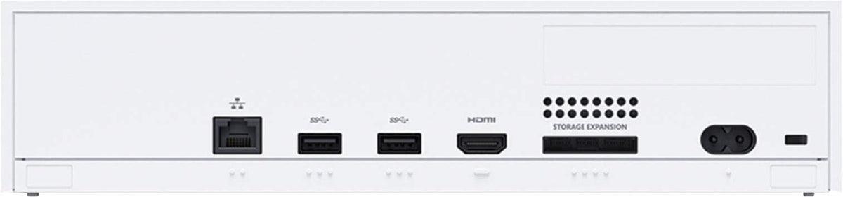 White 512GB SSD All-Digital Gaming Console with Wireless Controller L597