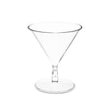 Clear Plastic Martini Cups, 6 Count, 2.50 oz F978917