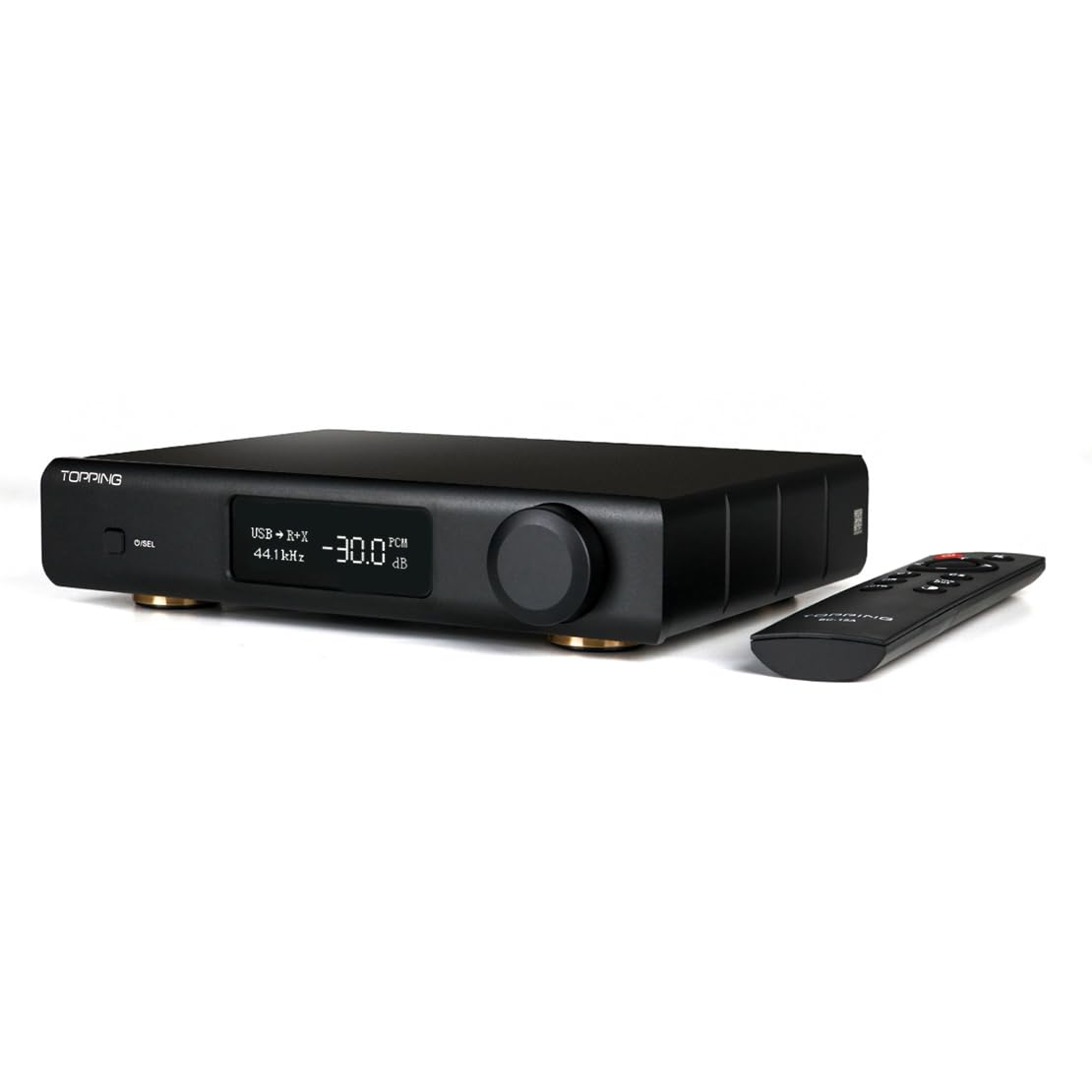 Full Balanced DAC ES9039SPRO DSD512 PCM 32bit/768kHz Black E808