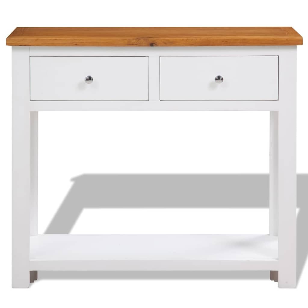 Solid Oak Wood Console Table G976807