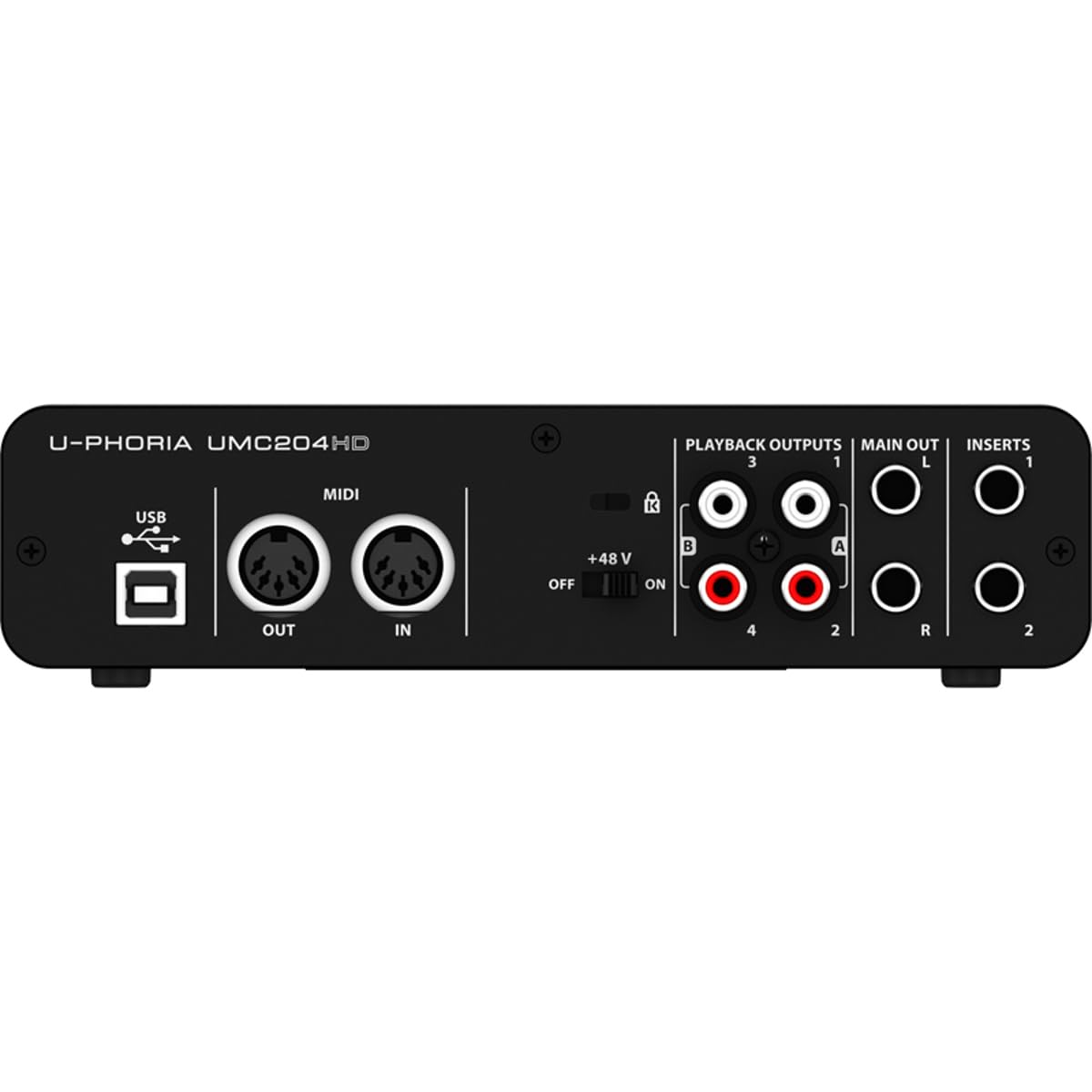 24-Bit/192 kHz USB Audio/MIDI Interface with Mic Preamplifiers L5208