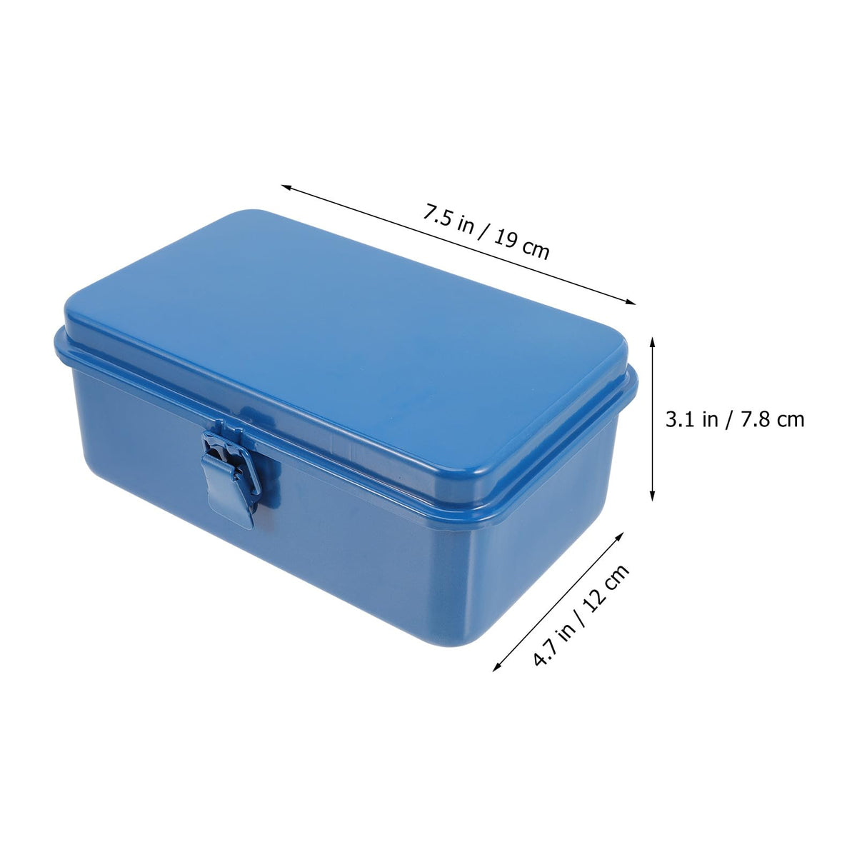 Blue Heavy Duty Portable Iron Toolbox Organizer X642346