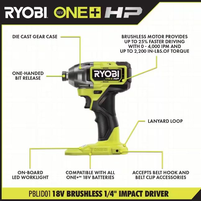 18V Brushless Cordless 2-Tool Combo Kit with 2.0 AH Batteries and Charger V211785