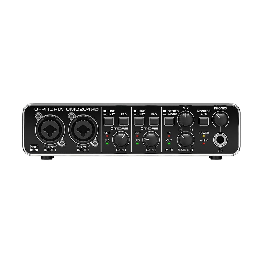 24-Bit/192 kHz USB Audio/MIDI Interface with Mic Preamplifiers L5208