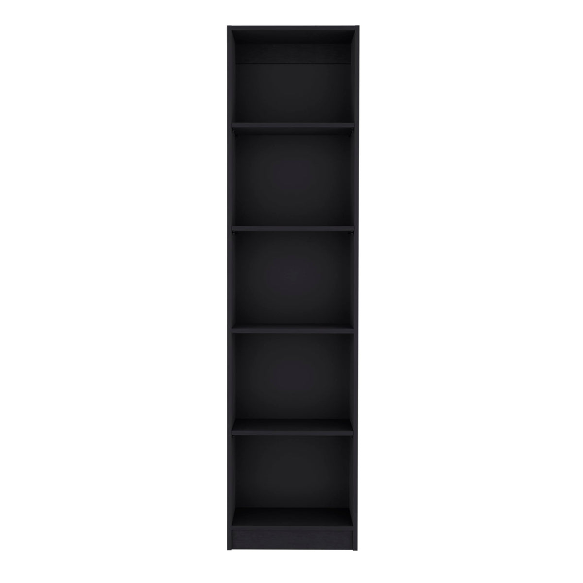 5 Tier Black Bookshelf A8418