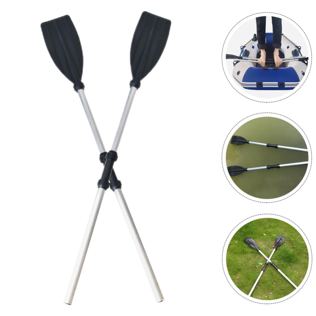 2pcs Aluminum Alloy Kayak Paddles A852585