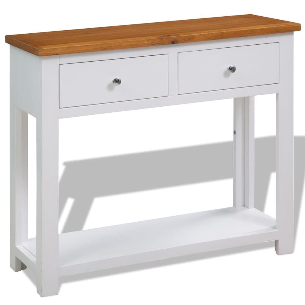 Solid Oak Wood Console Table G976807