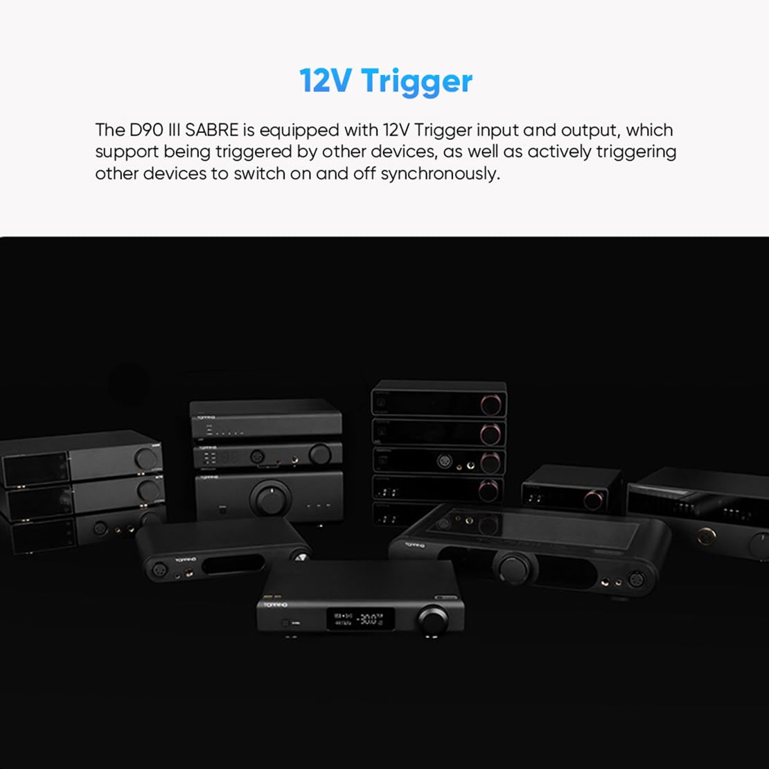 Full Balanced DAC ES9039SPRO DSD512 PCM 32bit/768kHz Black E808
