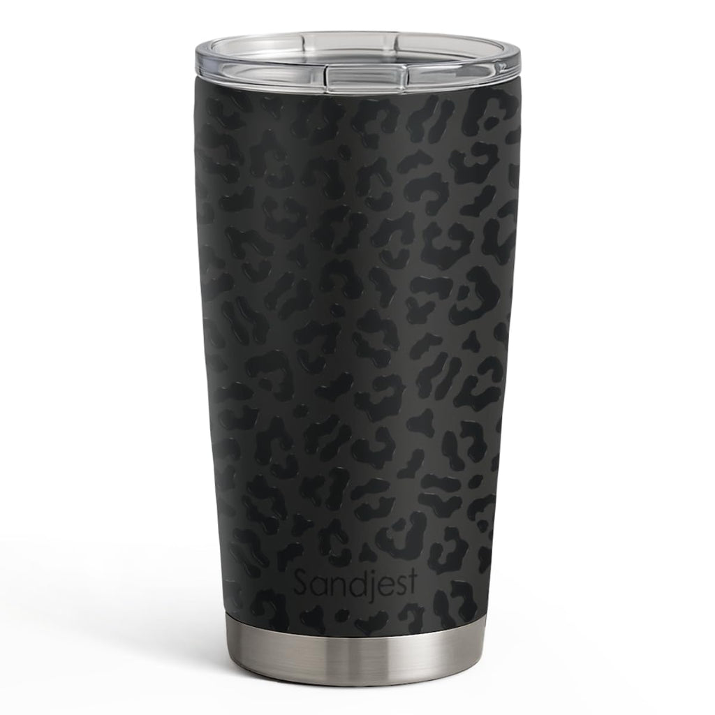 20oz Stainless Steel Insulated Leopard Print Tumbler E95672