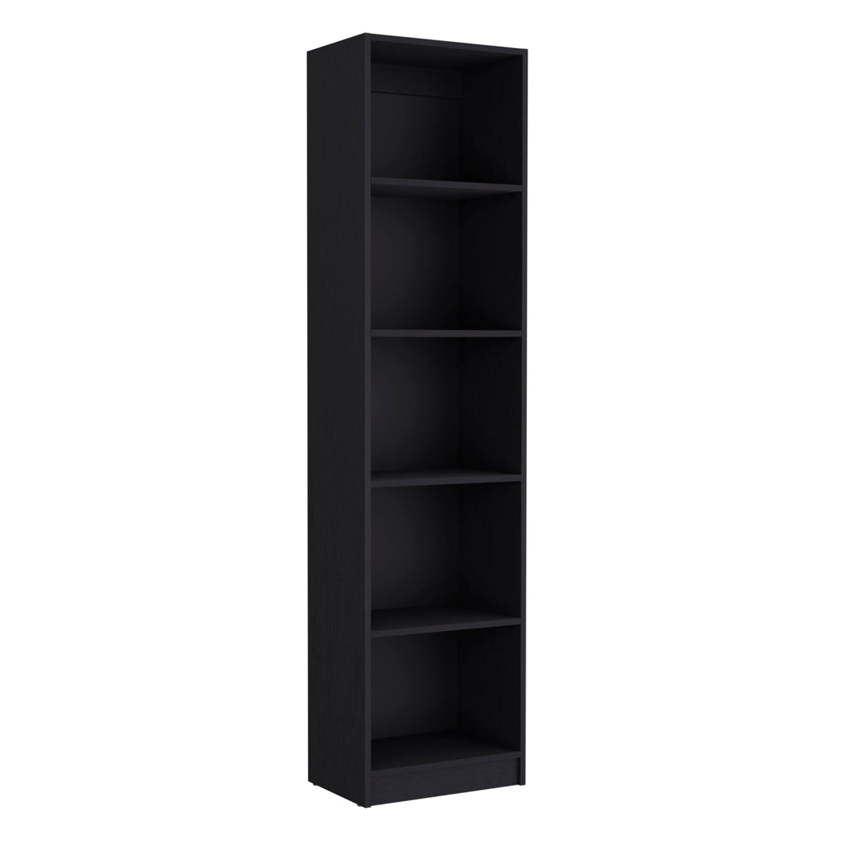 5 Tier Black Bookshelf A8418