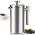 12 OZ Stainless Steel French Press Coffee Maker D3462