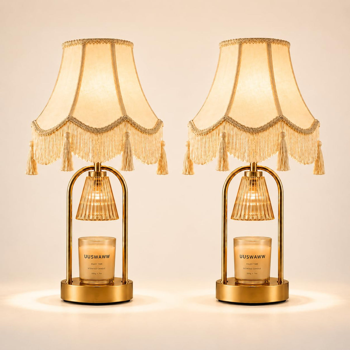 Dimmable Table Lamp and Candle Warmer Set of 2 V671484
