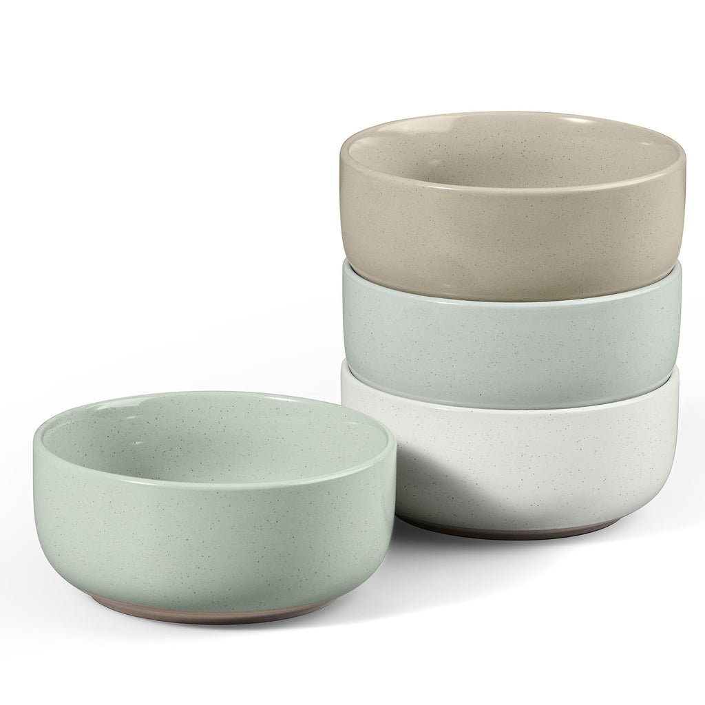Ceramic Soup Bowls Set of 4, 27oz Multicolor G13435