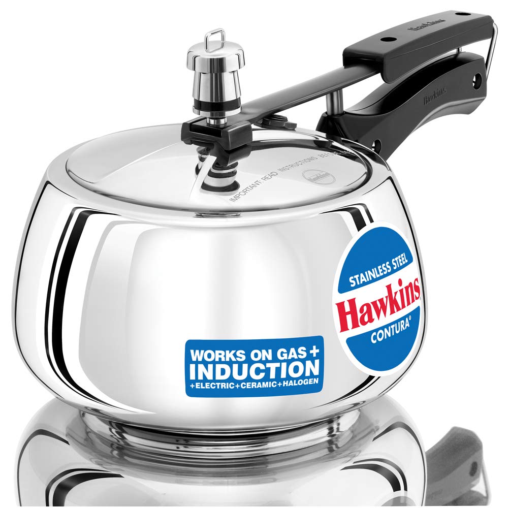 Stainless Steel Pressure Cooker, 3 Liter G2428
