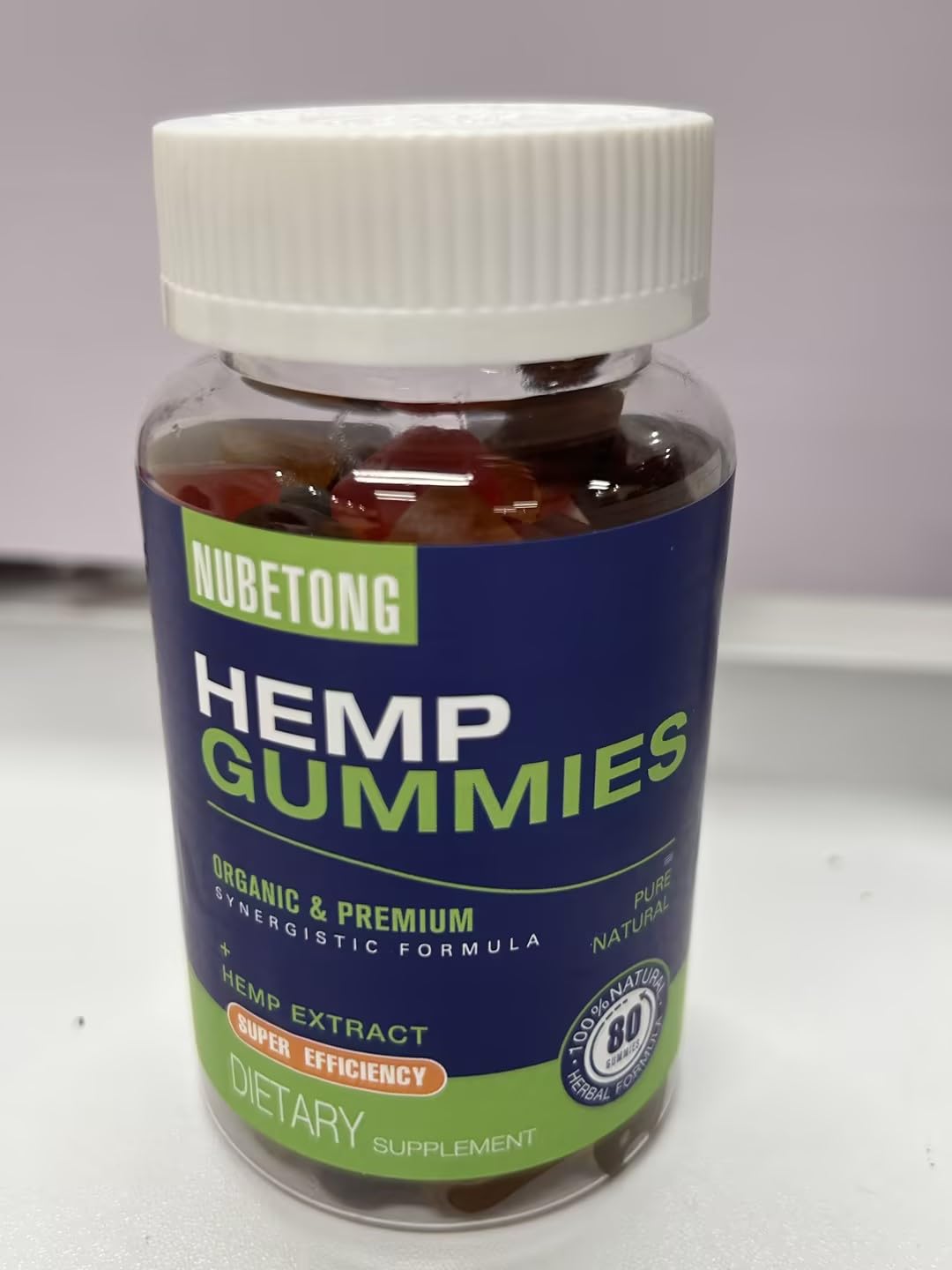 Organic Hemp Gummies Supplement 2 Packs M5975
