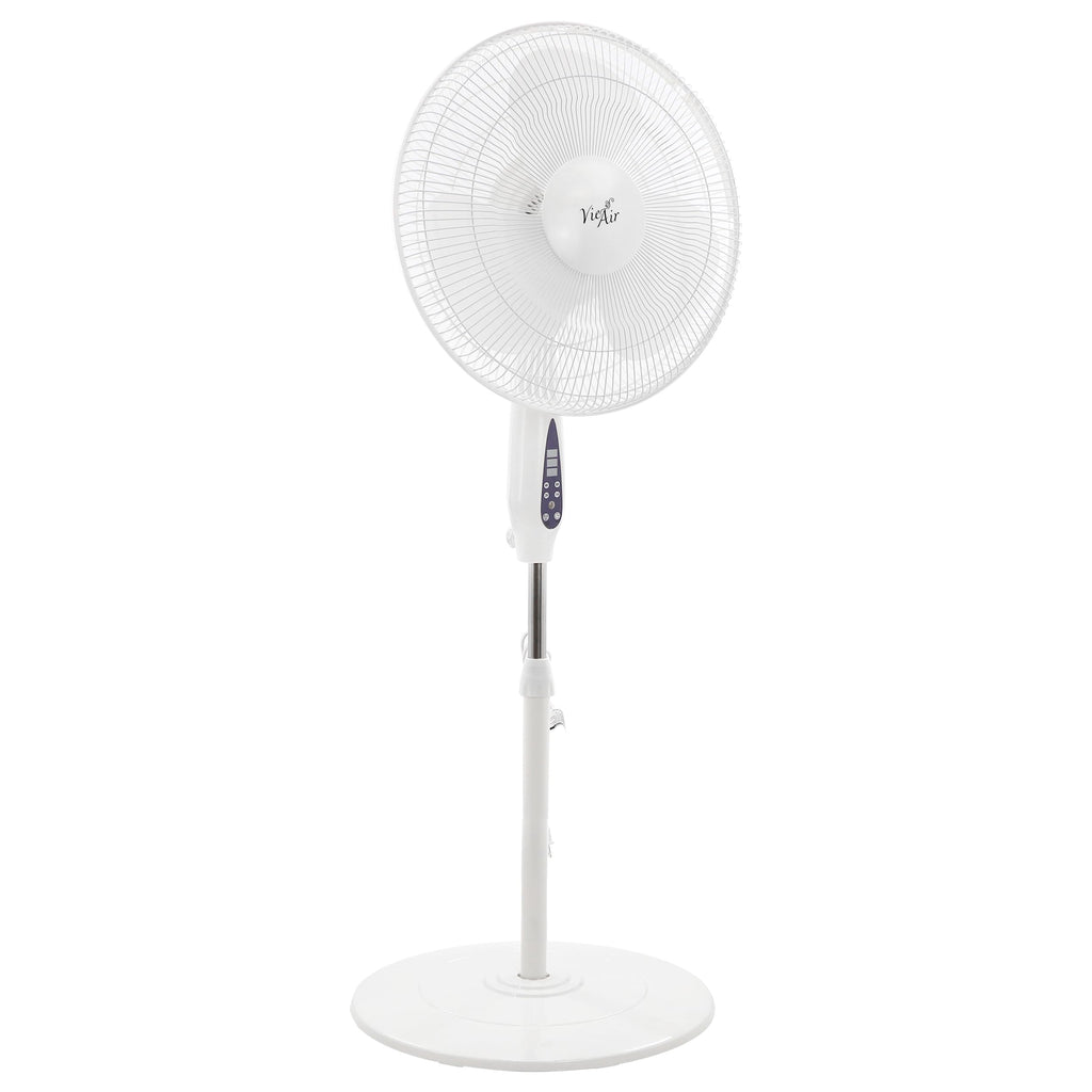 16 Inch 3 Speed Oscillating Stand Fan with Timer and Remote Control U697
