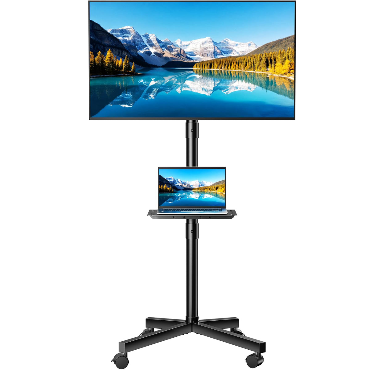 Rolling TV Stand with Wheels for 23-60 Inch Screen Z281