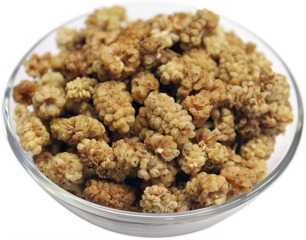 Organic Soft Dried White Mulberries 4 Ounce (Pack of 3) T4760