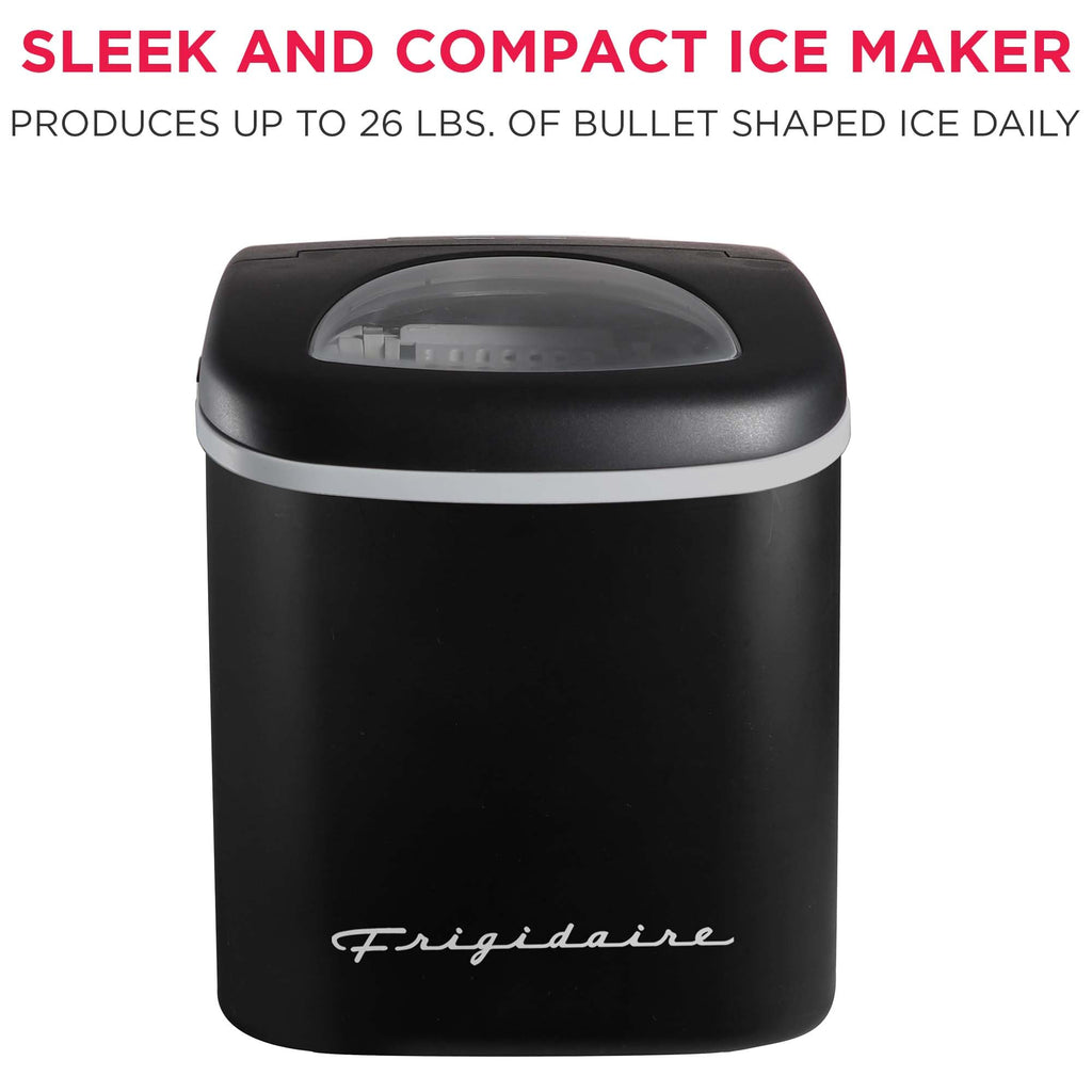 Compact Countertop Ice Maker 26 lb per Day Black H963