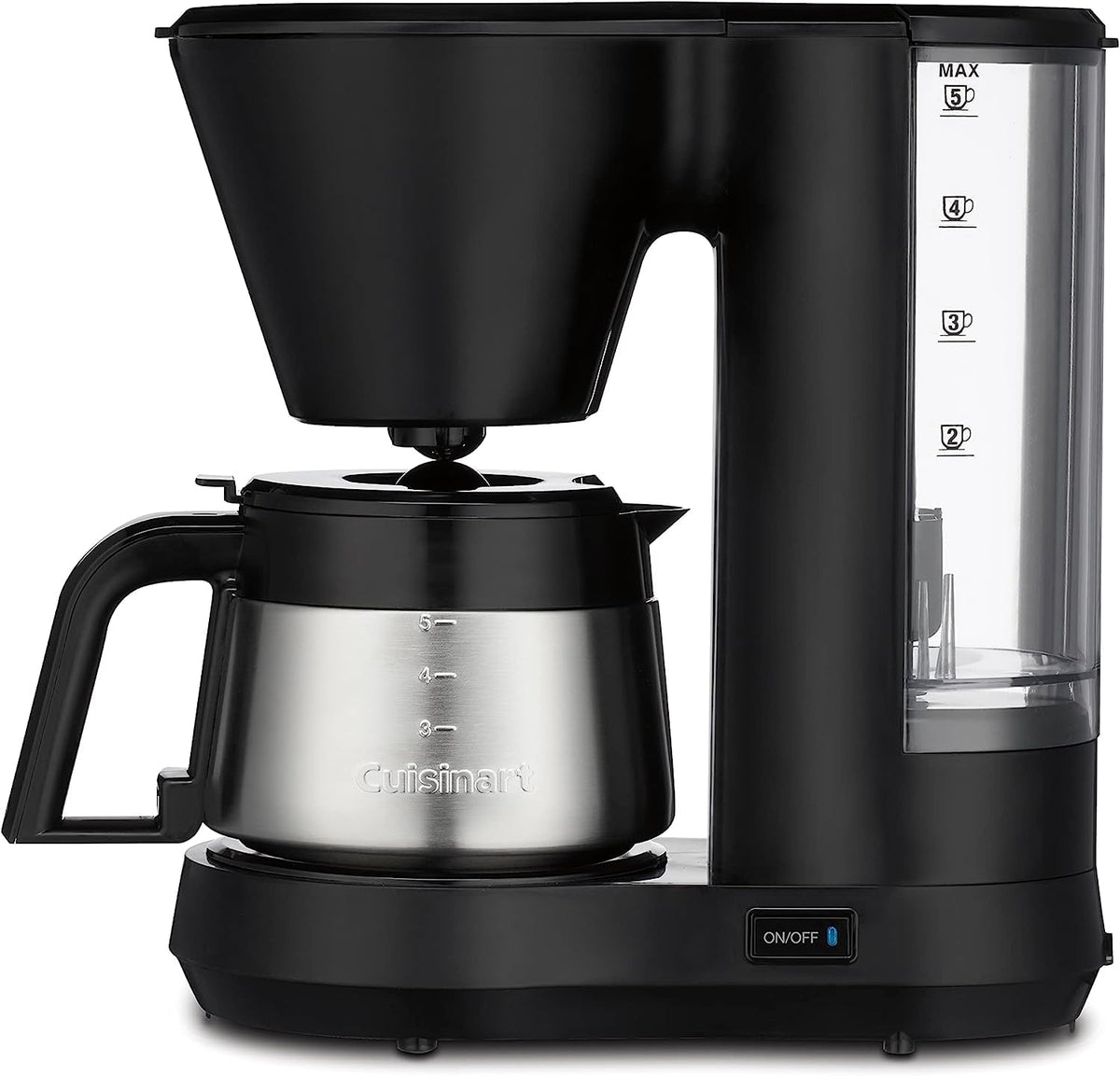 5-Cup Coffee Maker with Stainless Steel Carafe J822