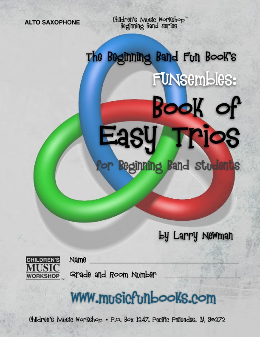 Beginning Band Alto Saxophone Book of Easy Trios G606858