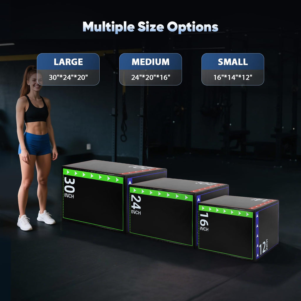 3 in 1 Foam Plyometric Jump Box Q921809