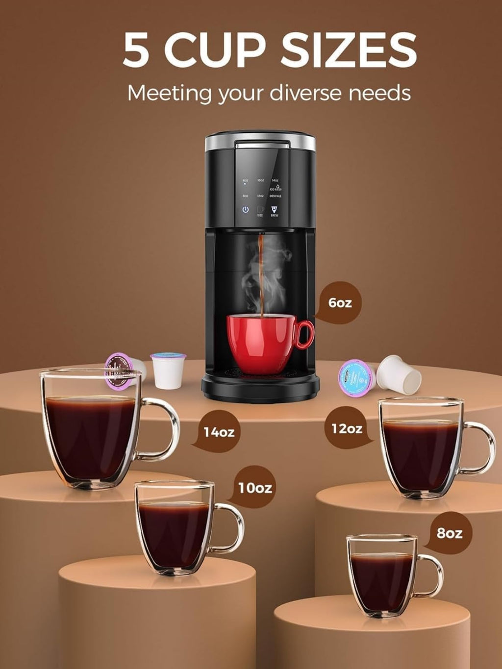 Single Serve Coffee Pod Maker J541