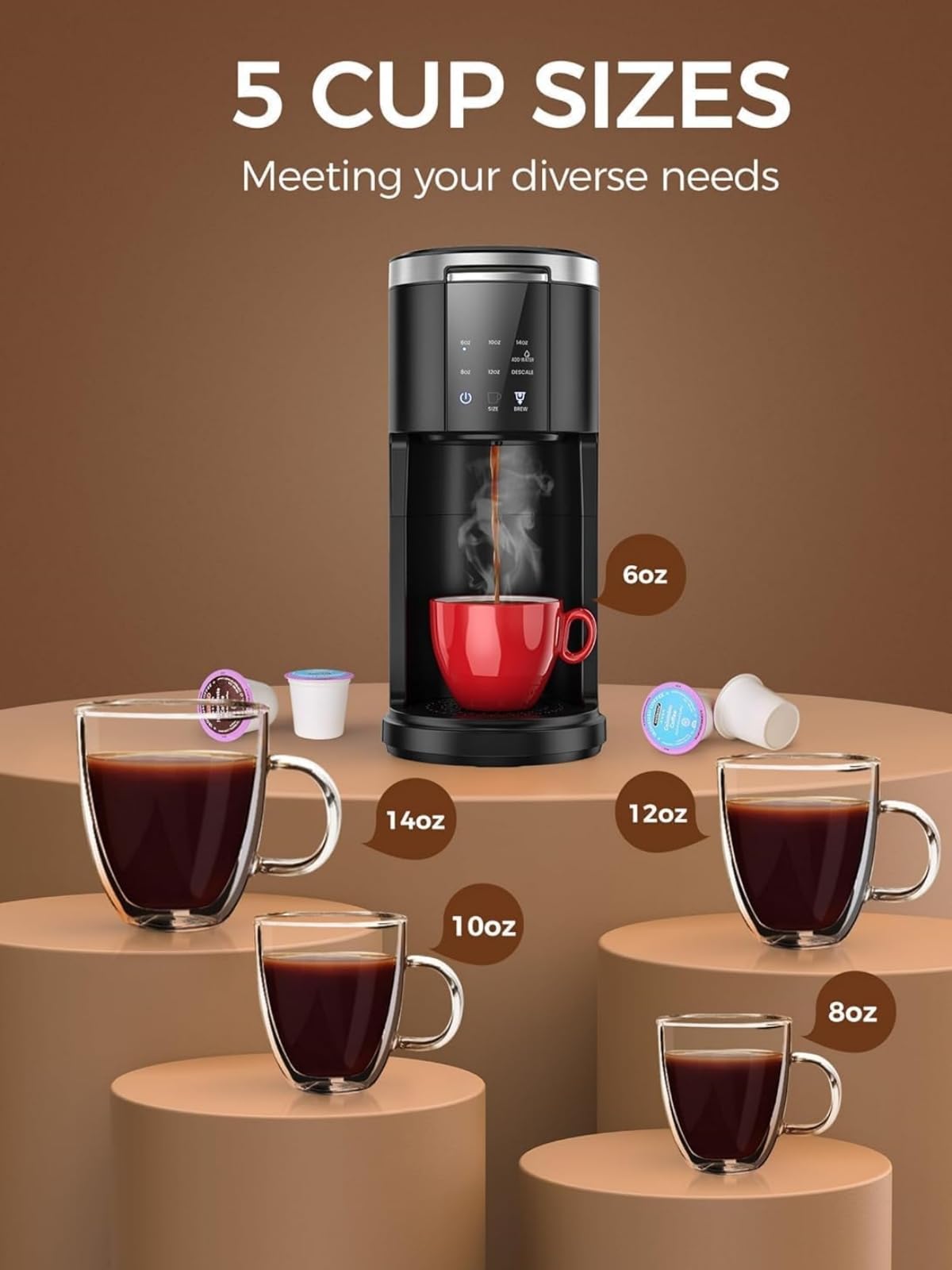 Single Serve Coffee Pod Maker J541