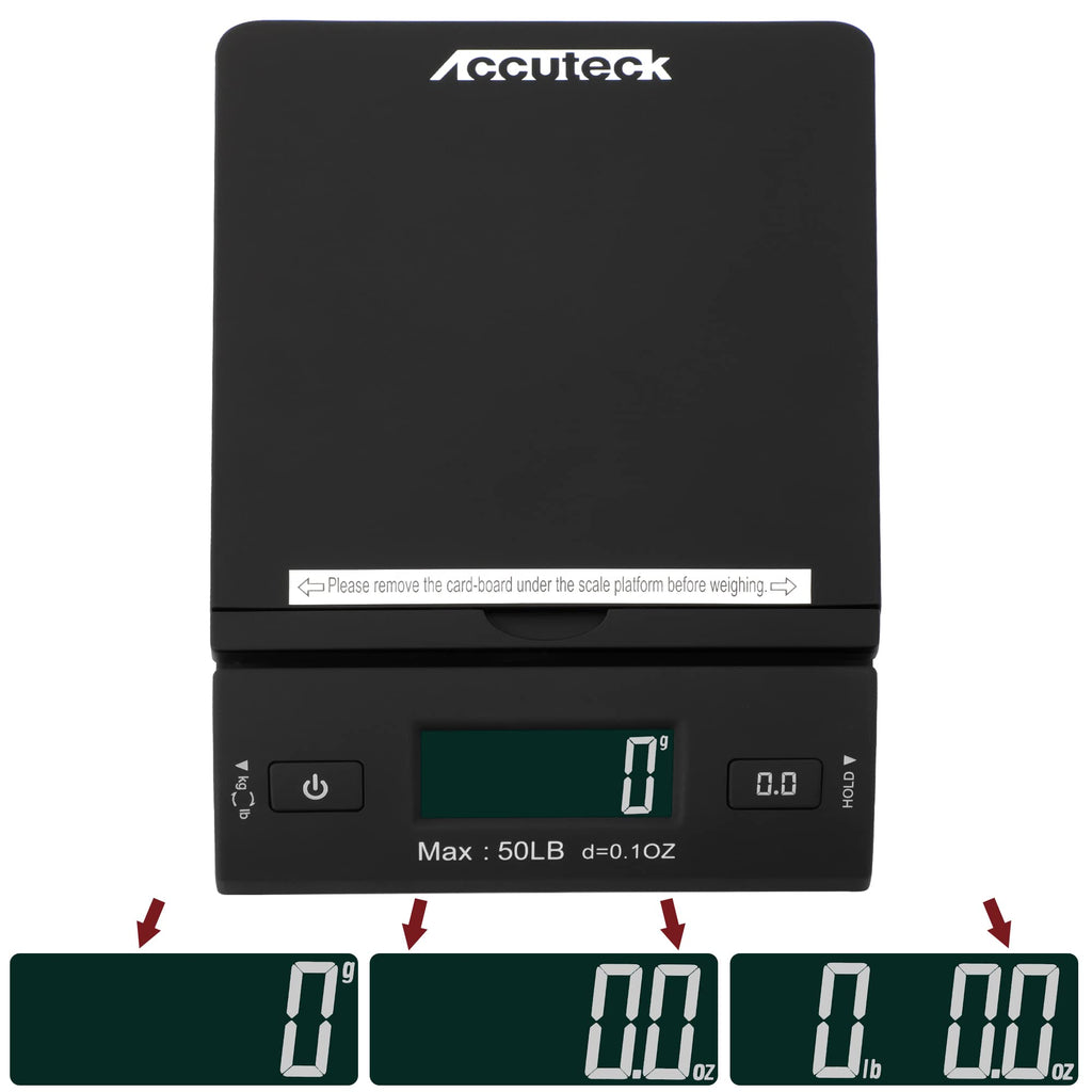 50 lb Black Digital Shipping Postal Scale T3978