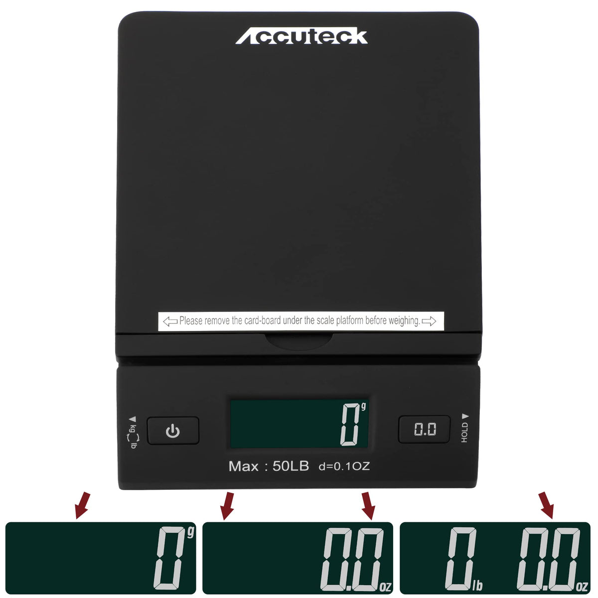 50 lb Black Digital Shipping Postal Scale T3978