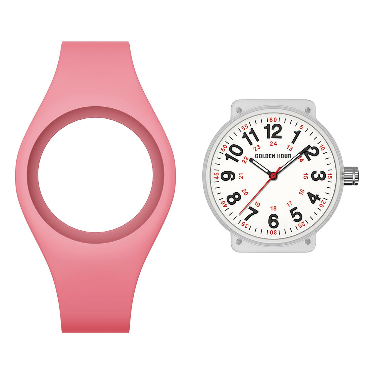 Waterproof Analog Unisex Watches Silicone Strap C10105