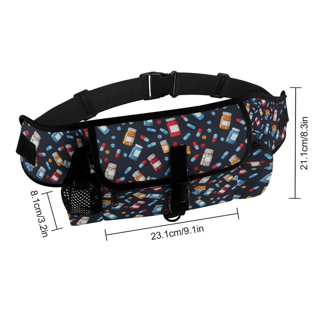 White Dog Walking Fanny Pack Y368096