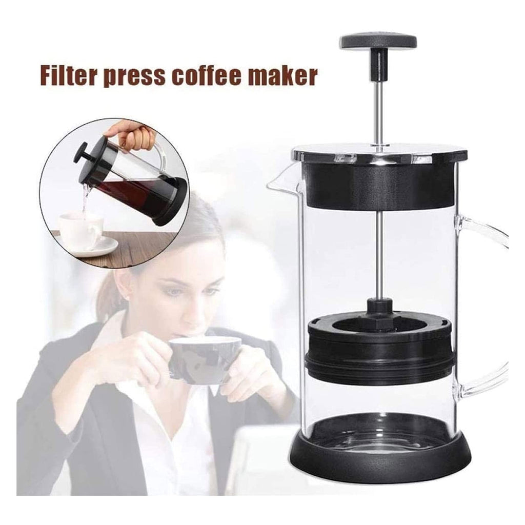 34 Oz Stainless Steel French Coffee Press with Triple Filters C374