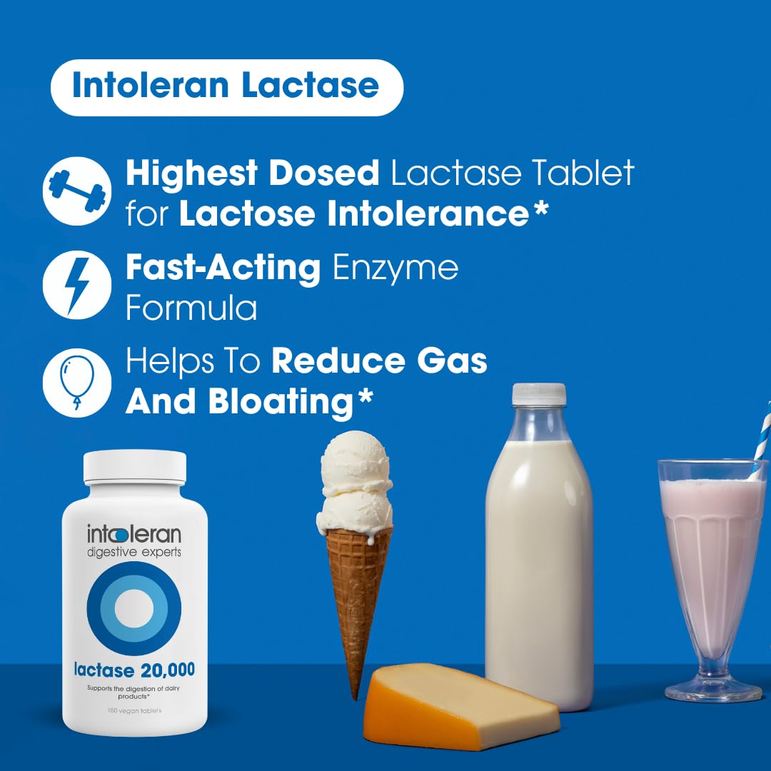 Lactase Digestive Enzymes 150 Scored Tablets E3343