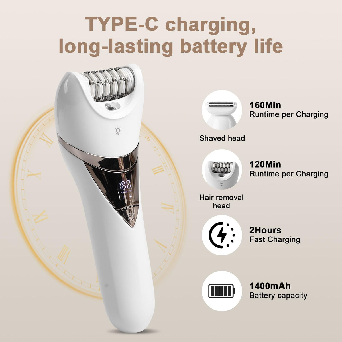 Cordless Wet & Dry Epilator P992439