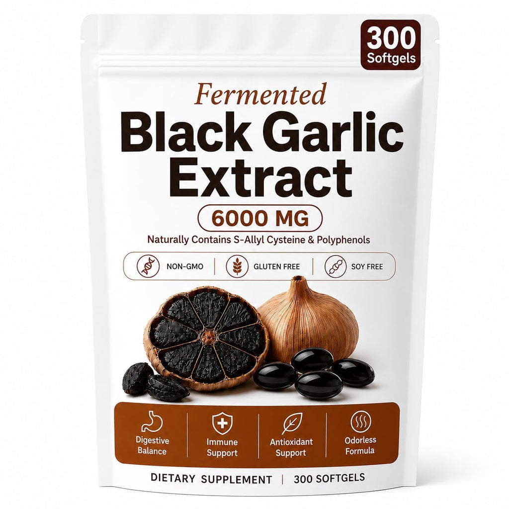 Black Garlic Extract Capsules 300 Softgels G64802