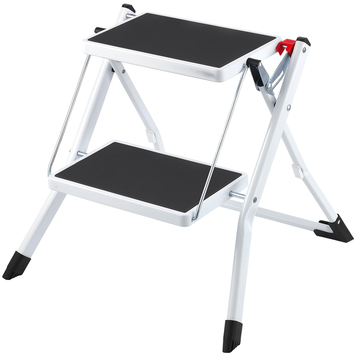2-Step 330lbs Capacity Folding Steel Step Stool Y27162
