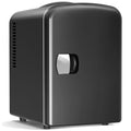 4L 6 Can Portable Mini Fridge Black C984311