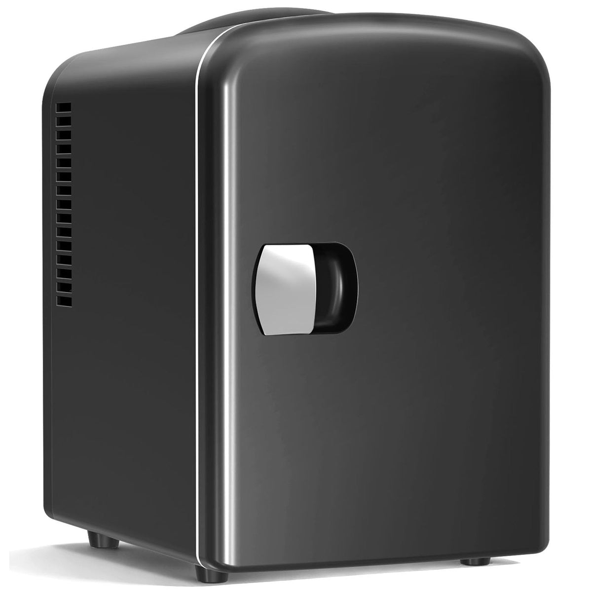 4L 6 Can Portable Mini Fridge Black C984311
