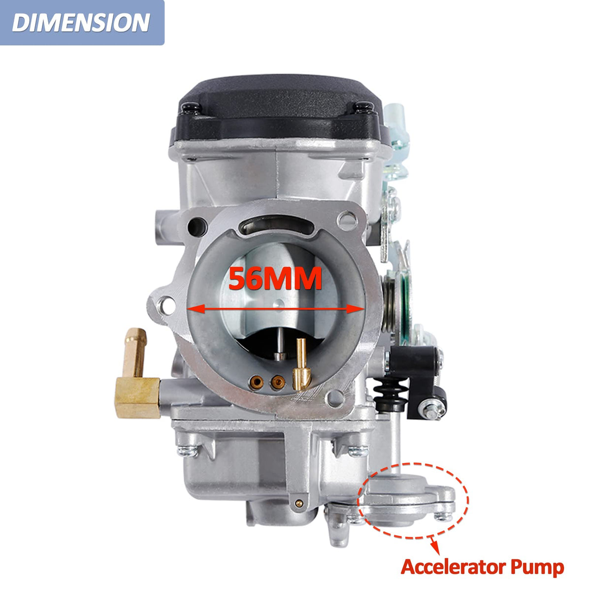 CV40 Carburetor with Fuel Filter Spark Plug Jets E99150