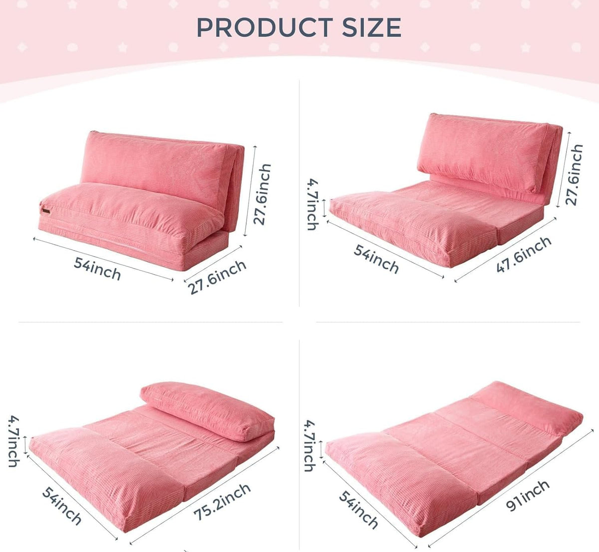 Folding Sofa Bed K258555