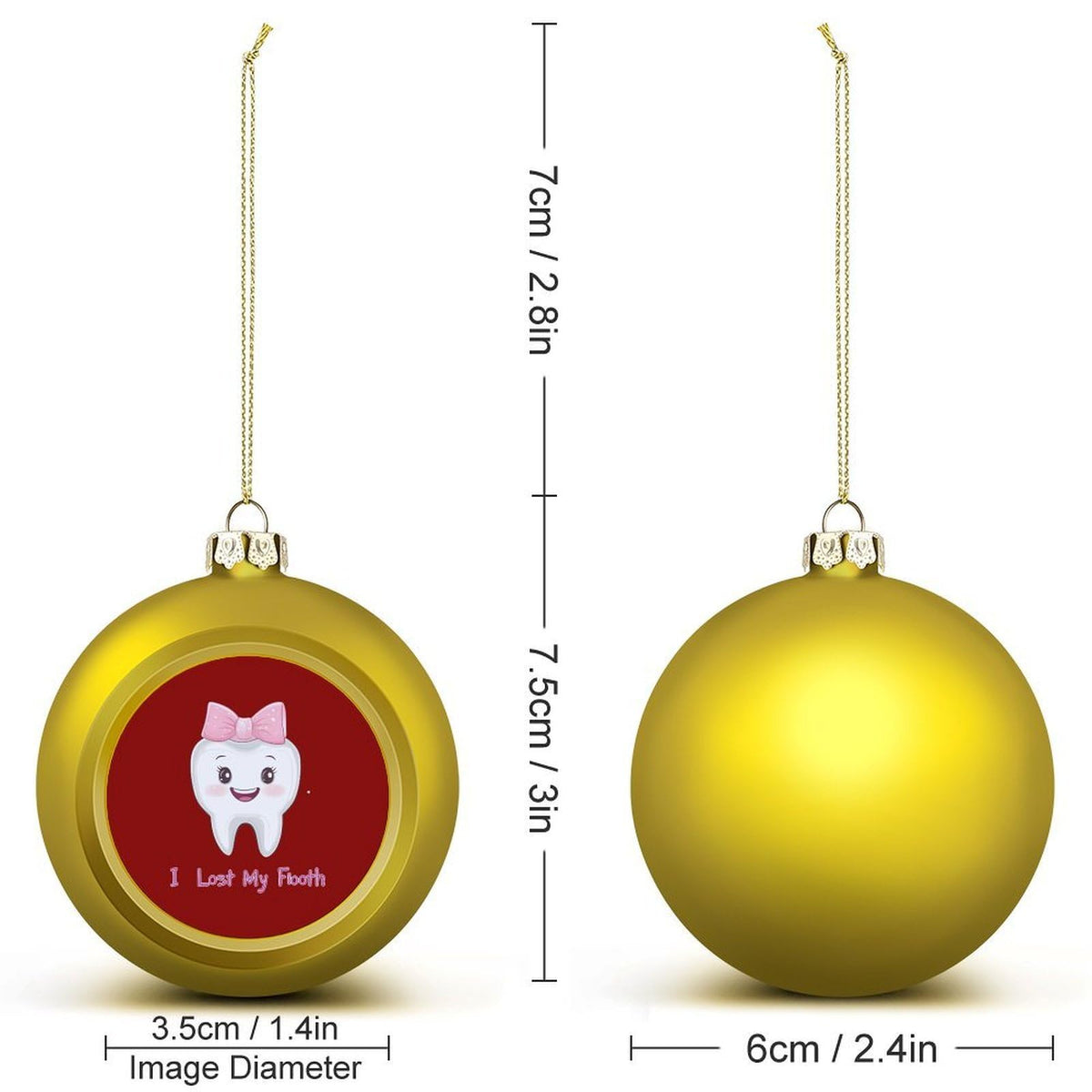 Christmas Ball Hanging Ornaments 4PCS U692900
