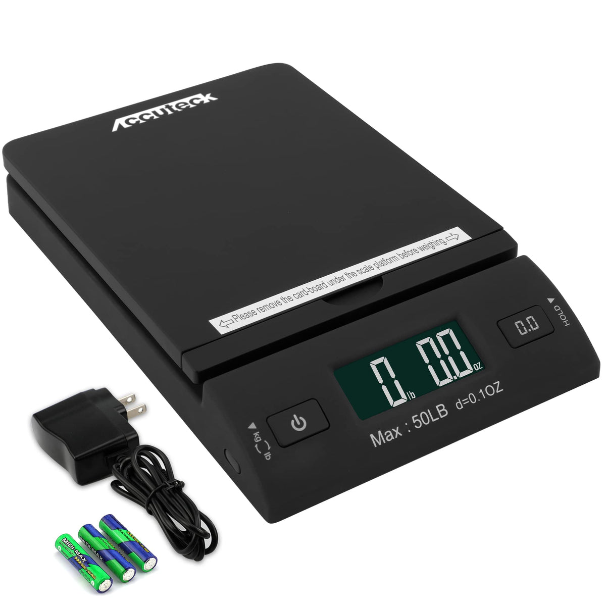 50 lb Black Digital Shipping Postal Scale T3978