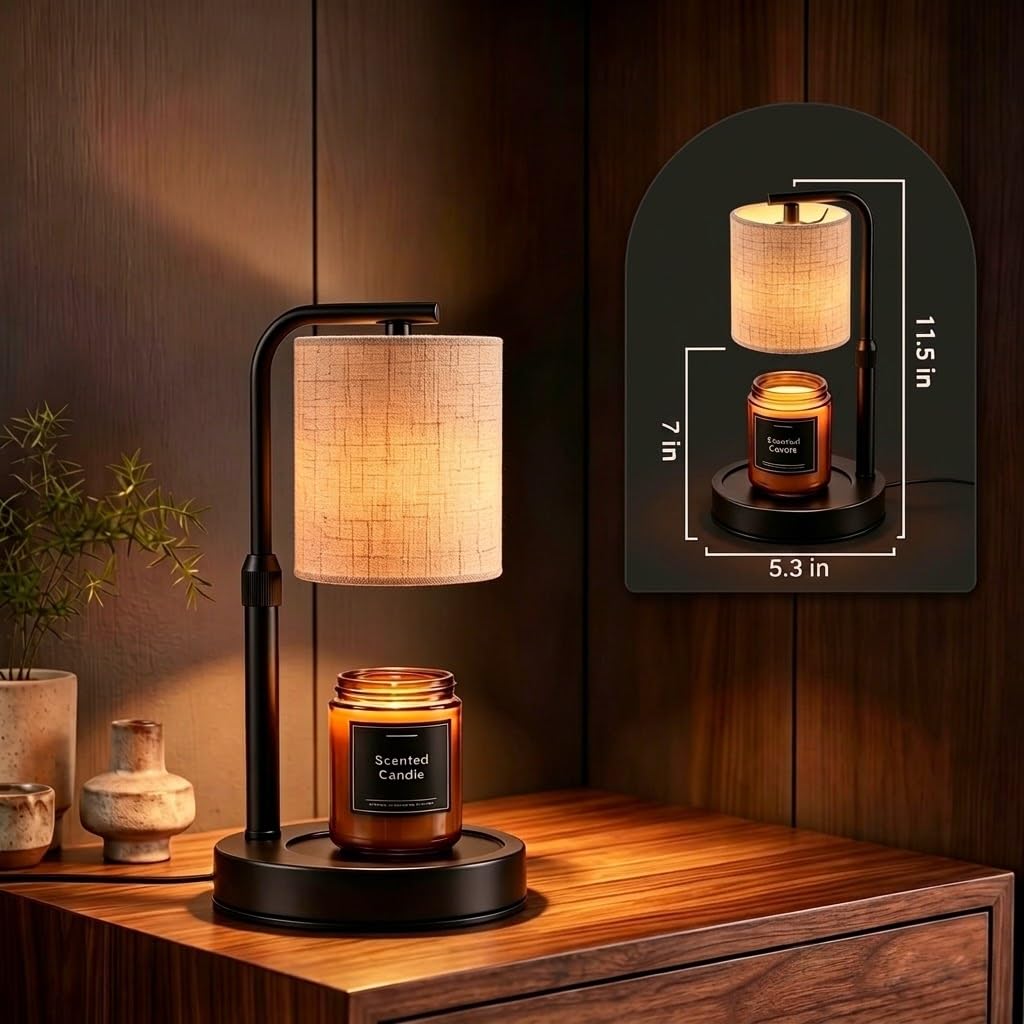 Dimmable Candle Warmer Lamp with Timer V894120
