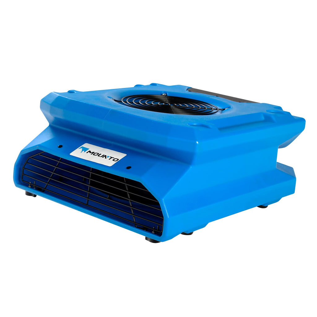 1/4 HP 1200 CFM Low Profile Air Mover, 2-Speed Carpet Dryer Floor Fan with Dual GFCI Outlets Z7926