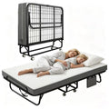 Folding Twin XL Size Bed with Memory Foam Mattress G6464