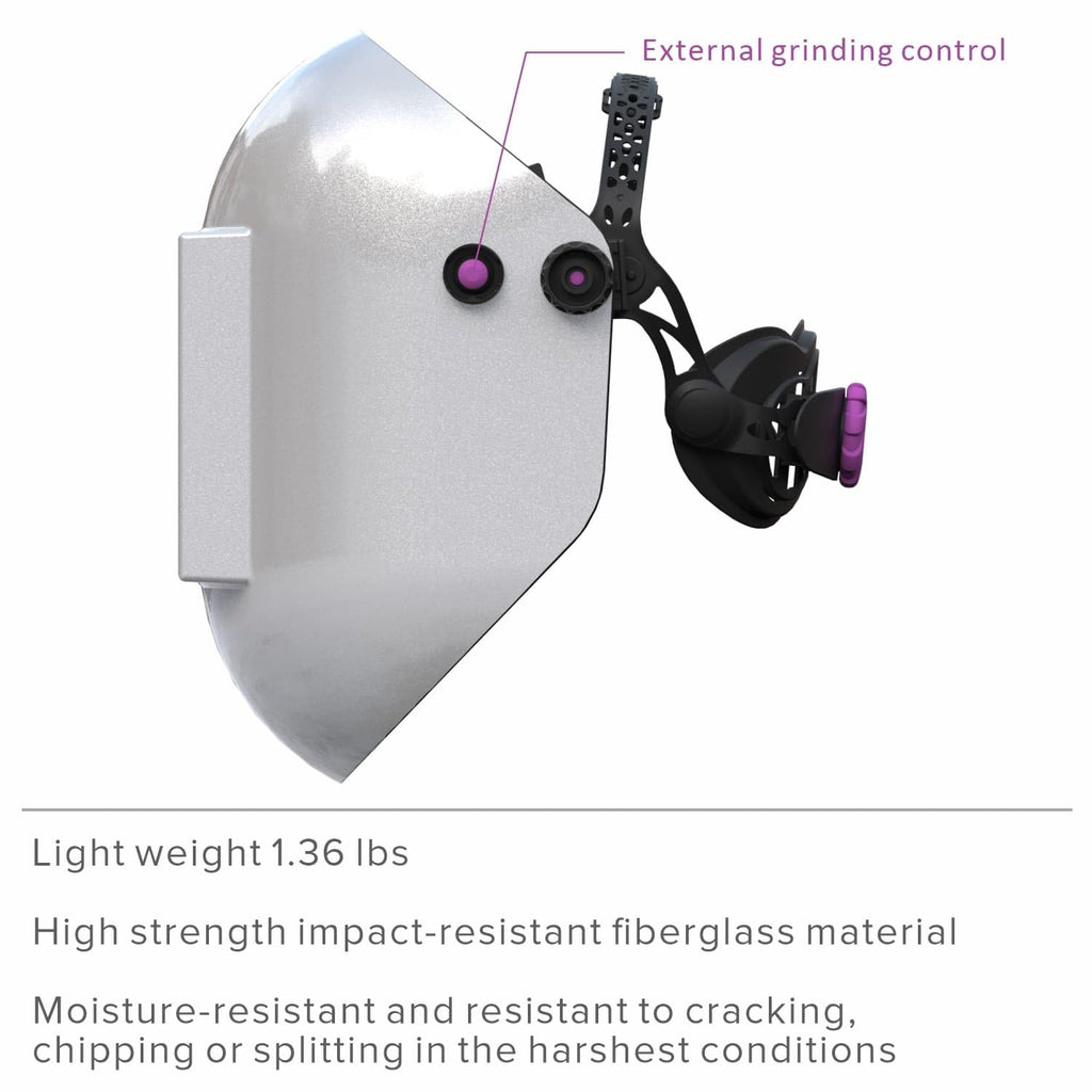 4 1/2" x 5 1/4" Fibreglass Auto Darkening Welding Hood O653